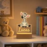 Veilleuse Animal à personnaliser avec le prénom - Vignette | Royaume Montessori - Jouets Educatifs Montessori