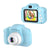 Un appareil photo Royaume Montessori pour enfant en bleu.