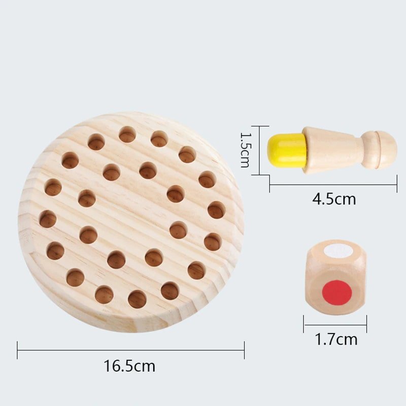 Jeu De Mémoire En Bois Montessori