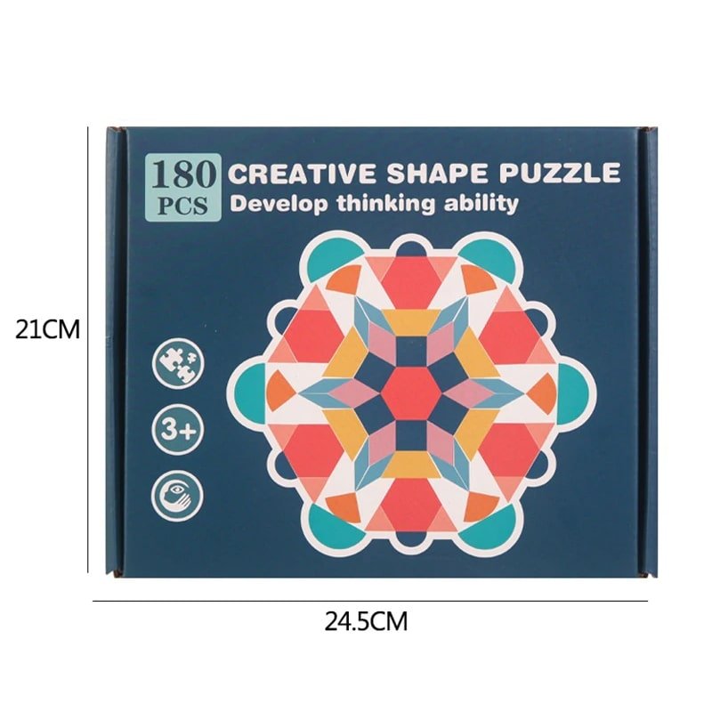 Tangram Montessori - Puzzle En Forme Géométrique